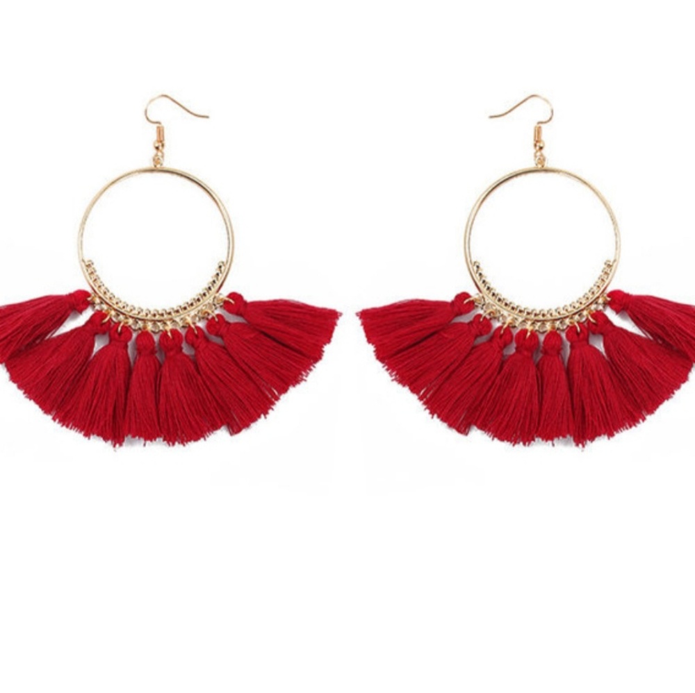3 for $30 🍍Bohemian Tassle Fan Earrings